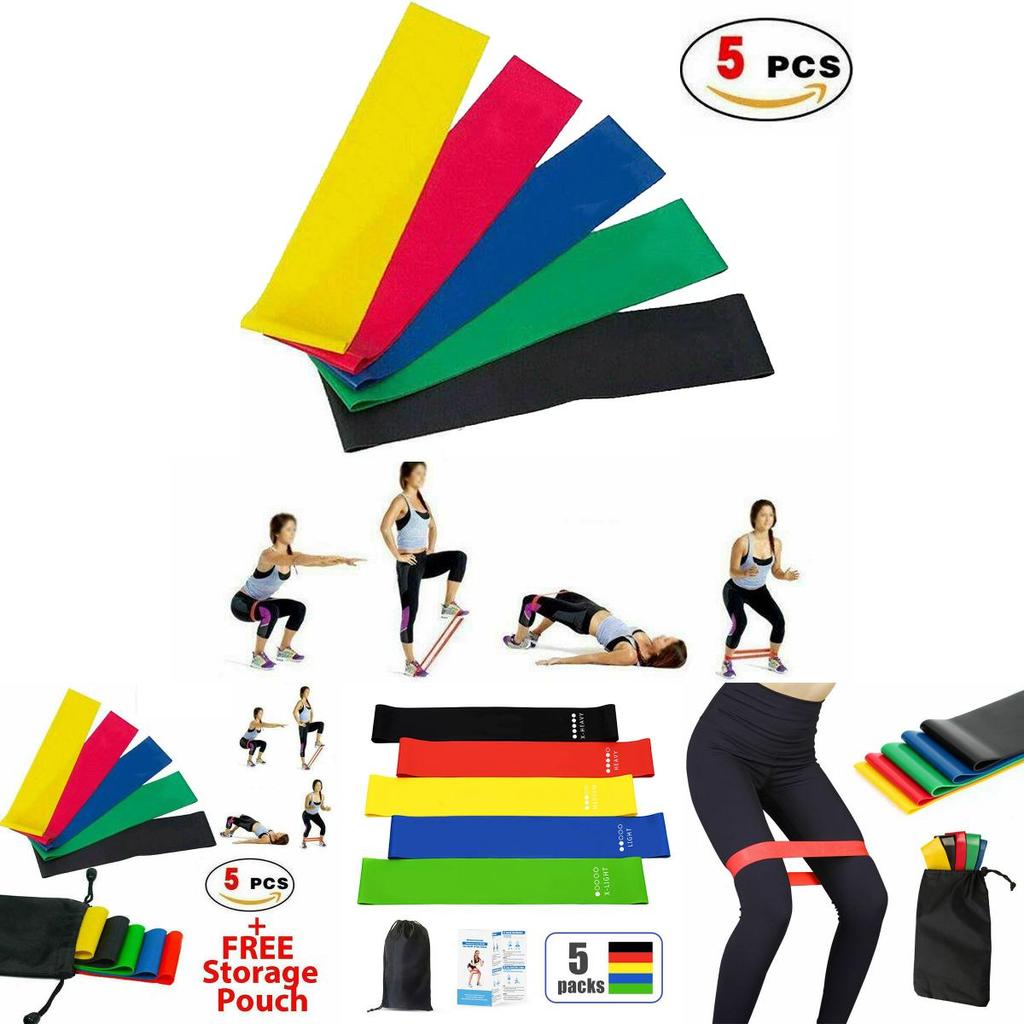Langlebiges Umweltfreundliches Latex Trainings-Widerstandsbänder Schlaufen-Set Für Crossfit Yoga Fitness