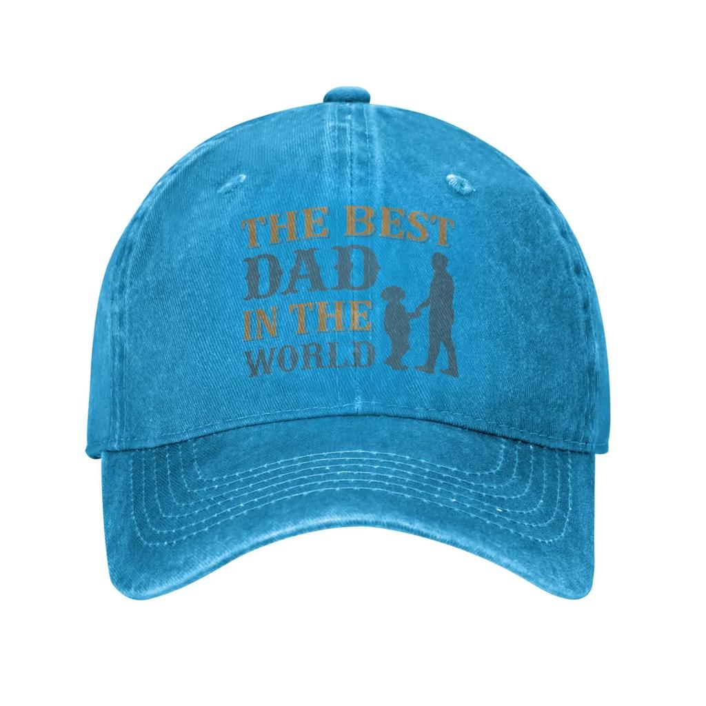 THE BEST DAD IN THE WORLD FATHERS DAY Sun Baseball Cap Women Men Design Trucker Summer Sports Hot Sale Baseball Caps