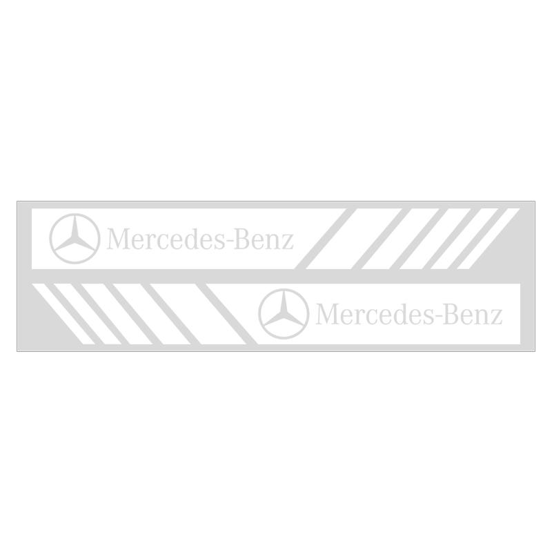 2PCS Car Rearview Mirror Decoration Sticker Emblems Styling For Mercedes Benz AMG W212 W204 W211W168 W213 W210 W124 GLA GLC