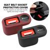 Car Safety Belt Buckle Holder TPE Button Seat Belt Protection Cover For Performance 1 3 5 7 Series M E93 F20 iX1 iX2 iX3 iX5
