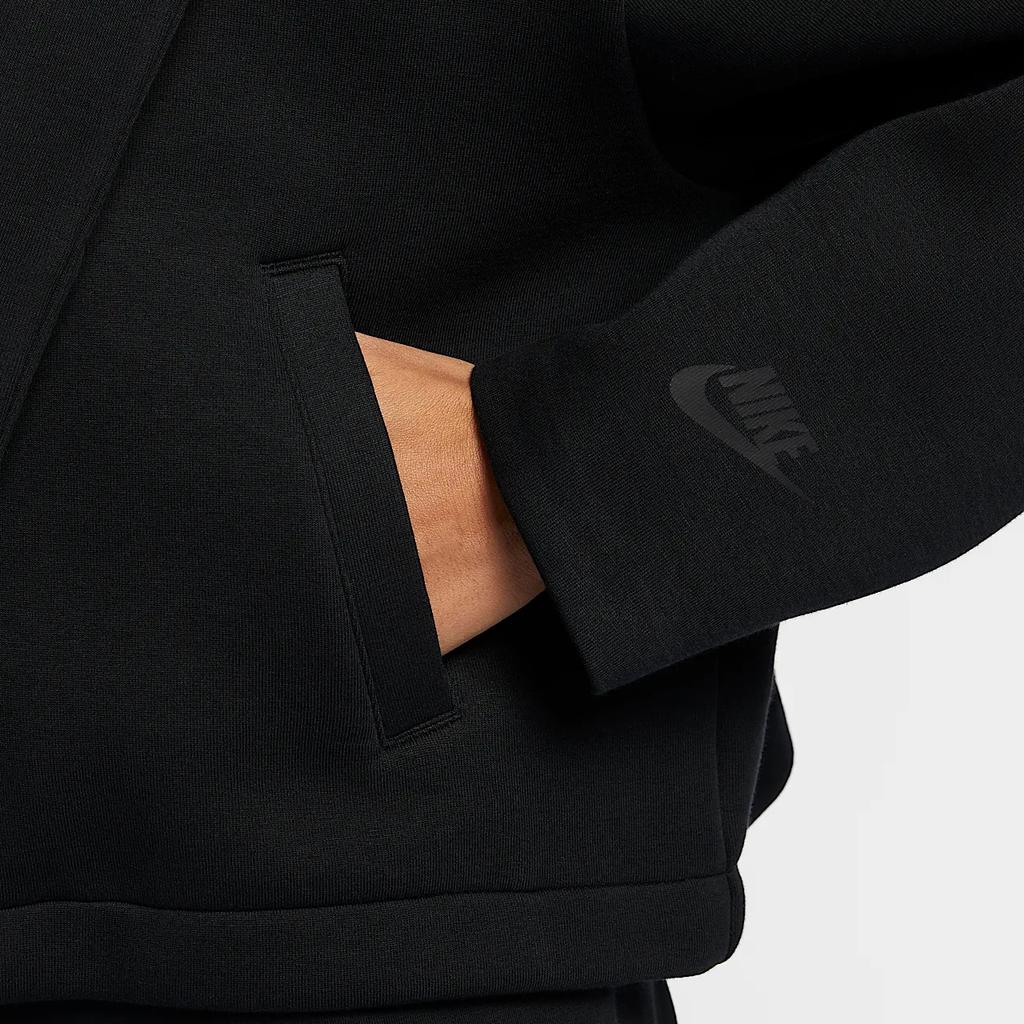Nike Ropa Deportiva Tech Fleece Cómoda Suave Elegante Chaqueta Manga Larga Mujer chaquetas Negro HJ0970010
