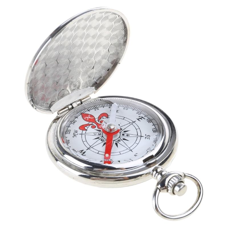 Boussole de voiture Porte-clés Style Montre Vintage Lumineux dans le Noir Navigation