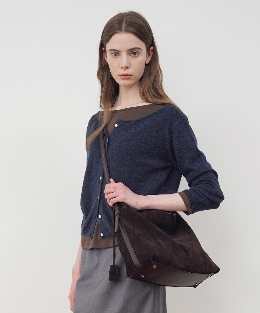 Ttudement Suede Hobo Bag_Brown
