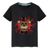 Bear Rabbit 100%Cotton Cartoon T-shirt Print Short Tops Y2k One Piece  Boy Summer FNAF Anime Tees Pride Tshirt Kids Clothes Girls