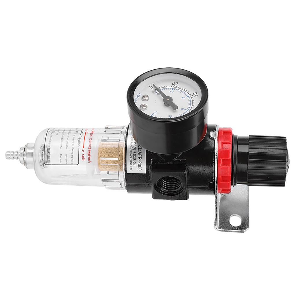 14in AFR2000 Öl-Wasser-Abscheider Druckluftfilter Luftquellenaufbereitung mit Manometer