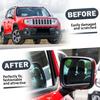 Right Side Exterior Door Mirror Housing Frame Cover For 2016-2021 Jeep Renegade