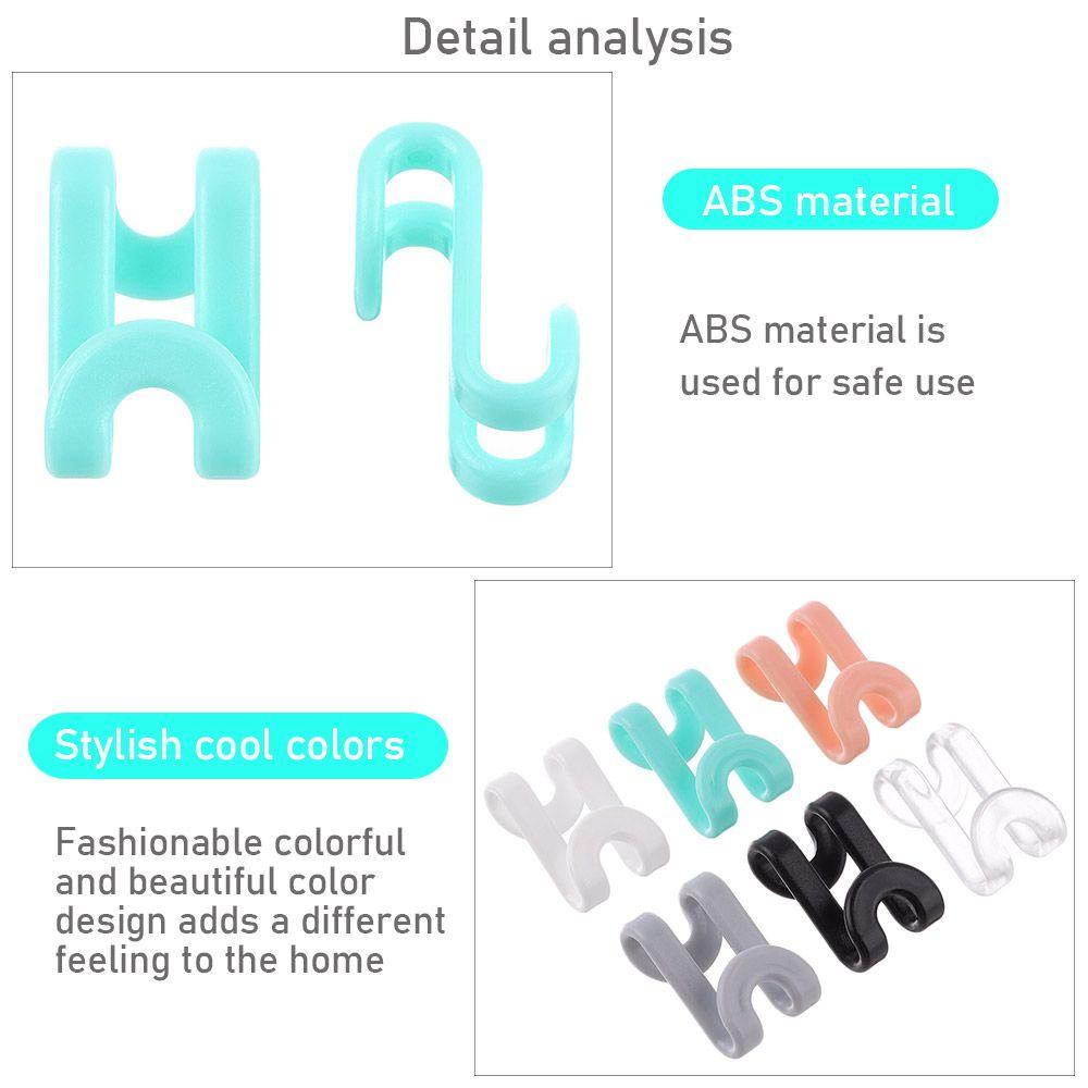 Bedroom S Hook Saving-Space Closet Organizer Mini Clothes Hanger Linking Connector Cascading Hook