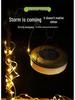 Cross-Border Rechargeable LED Solar Camping Lantern with 10m Multi-Color String Lights and Storage