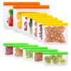 Reusable PEVA Fresh-Keeping Food Storage & Freezer Bag, Self-Sealing for Fruits & Vegetables