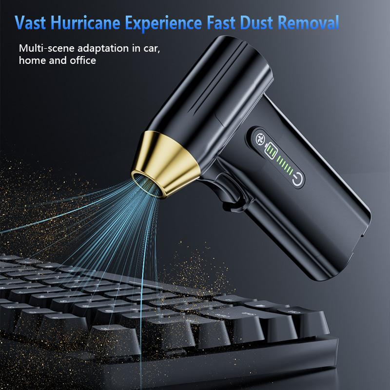 New 130000RPM Handheld Turbo Violent Fan Brushless Motor High Speed Powerful Car Outdoor Dust Removal Blower Car Dust Blower