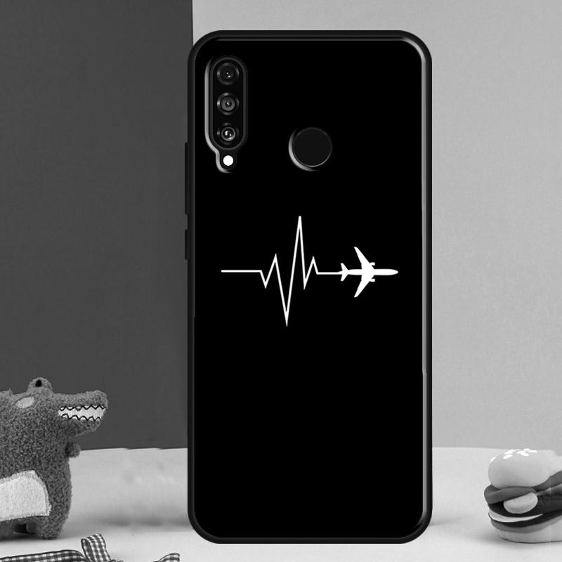Airplane Travel For Huawei Nova 12s 12i 11i 8i 9 10 SE Y91 Y90 Y60 Y70 Y72 Y61 P20 P40 P30 Lite P60 Pro Case
