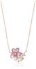 March Birth Flower K10 Pink Gold Violet Necklace [Ester] 0351-0985-0041-0000