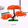 1Pc Plantas Artificiais Bonsai Flores Falsas Pequena Árvore para Casa Sala de Estar Quarto Varanda Decoração Bonsai Artificial