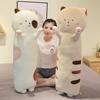 Cute Soft Cat Doll Plush Toy Girl Bed Sleeping With Pinch Legs Long Throw Pillow Cat Doll