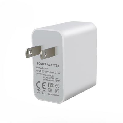QC3.0 Fast Charging 3USB New 5V-12V Smartphone Charger US 2A Smart Usb Charger