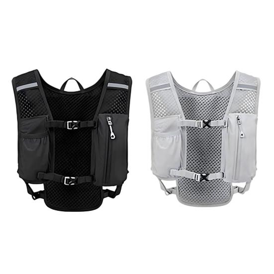 Hydration Backpack Breathable Hiking Vest with Water Bladder Men Women Outdoor Sports Daypack for Trail Running Cycling Mountaineering