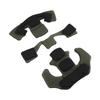 3PCS Memory Foam Pad Protective Sponge Lining Helmet Padding Kit for Universal Motorcycle Scooter Bike Cycling Helmet OD Green