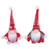 Santa Claus No Face Doll Desktop Ornament - Standing Pose Christmas Decoration