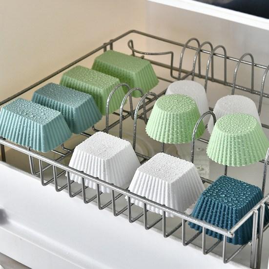 Tazas para magdalenas de silicona de calidad alimentaria, sin deformación, sin BPA, resistentes al calor, de fácil liberación, reutilizables, 12/24 Uds.