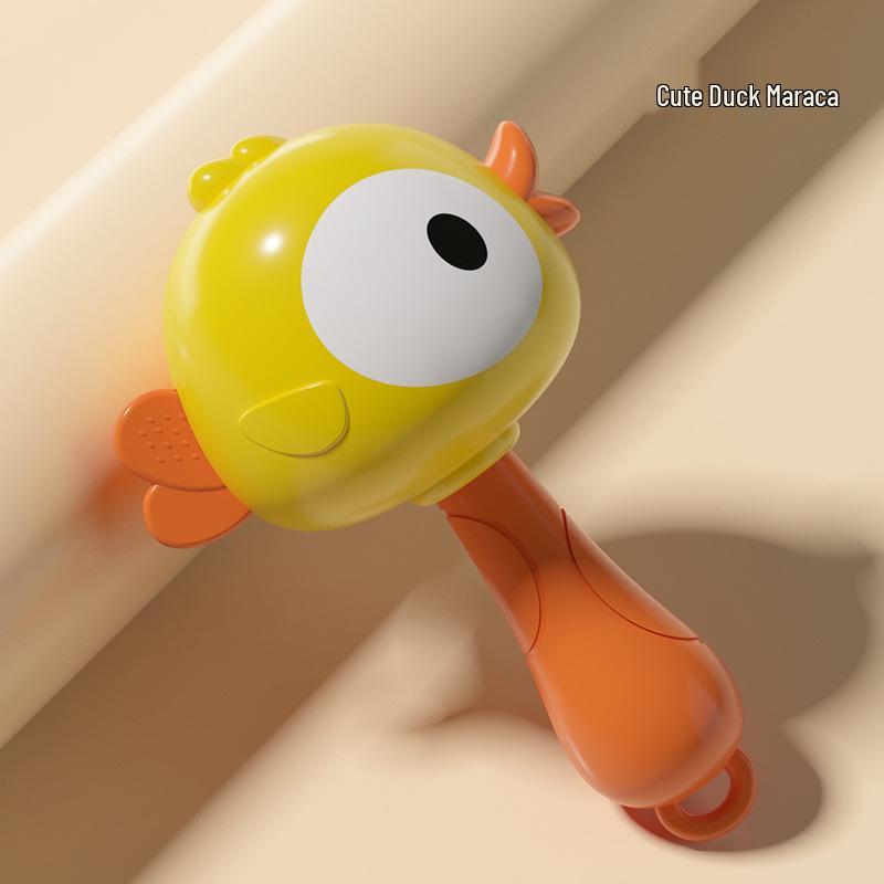 Infant Bell Rattle Toy: Dinosaur Duck Shaker for Early Education and Grasping Training