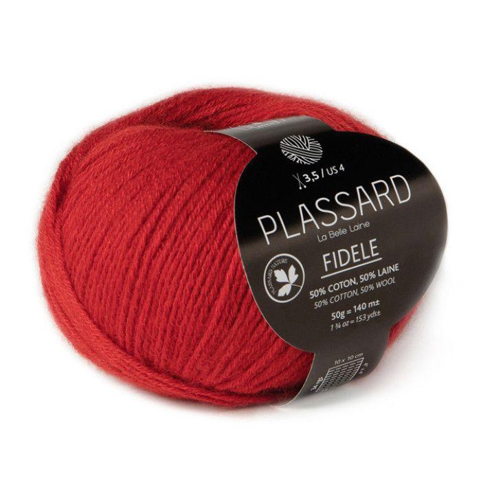 Plassard - Laine classique Fidèle Rouge Hermès (61)