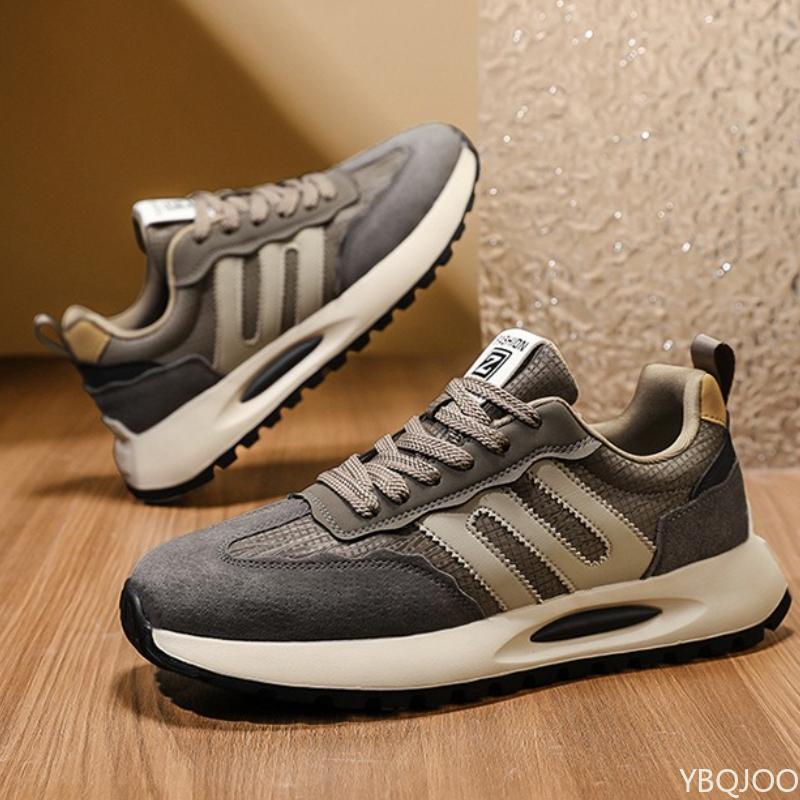 Chaussures pour hommes printemps nouveau rétro running chaussures décontractées pour adolescents à semelles épaisses antidérapantes chaussures simples et confortables pour le sport
