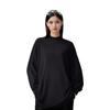 adidas Camiseta de cuello alto simple de manga larga unisex Tops Negro IV8228