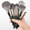 Set de pensule de machiaj 14 piese, moale, pufoasă, pentru fard de pleoape, perie pentru corector, fard de obraz, perie de machiaj, instrument de frumusețe, perie de machiaj