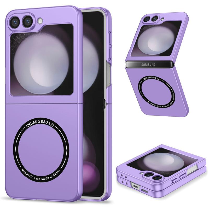 Applicable To Samsung Z FLIP7 Folding Phone Case Magsafe Magnetic Galaxy Z FliP6 Anti-drop Case