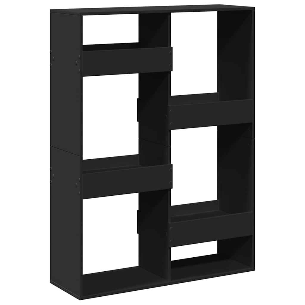 Bookshelf Black 100 X 33 X 135 Cm Particleboard