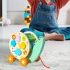 Animal Push and Pull Along Toy Building Blocks for Kids,Activity Center,Walking Wooden Shape