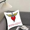 B-Bon Jovis Band Cushion Cover Pillowcase Ultra Soft Skin Friendly Fabric Cloud Like Comfort & Concealed Zipper