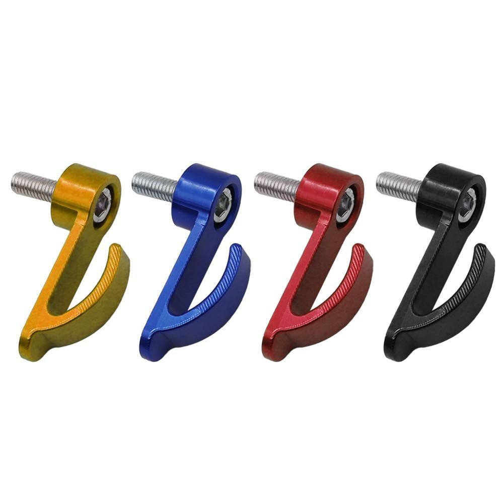 1/2pcs Universal CNC Aluminium Alloy Motorcycle Single Hole Hook Helmet Bag Carry Hook Holder for Dirt Bike Electric Scooter Moped