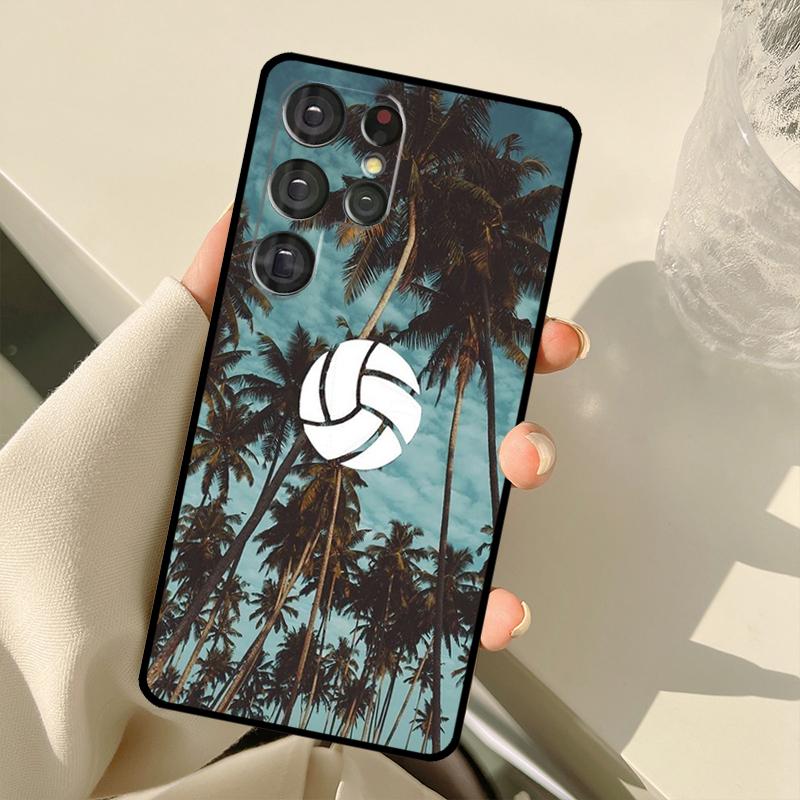 Volleyball-Sport-Hülle für Samsung Galaxy S23 S22 Ultra S20 FE Hinweis 20 Hinweis 10 S8 S9 S10 Plus S21 Ultra-Abdeckung
