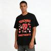 Teaching Sweethearts Apple Skateboard Graphic Teacher Top Pure cotton T-shirt
