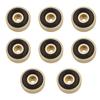 Set of 8 Audio Insulators, Anti-Feedback, Speaker Pads, Amplifier, Round, Anti-Vibration, Soundproofing
