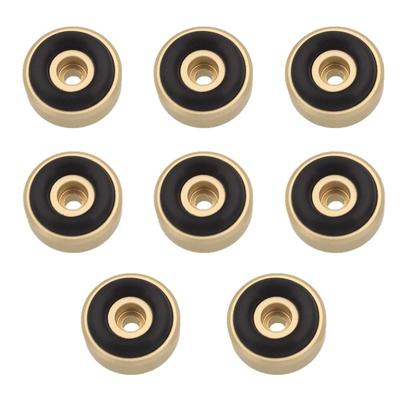 Conjunto de 8 Isoladores de Áudio, Anti-Feedback, Almofadas para Alto-falantes, Amplificador, Redondo, Antivibração, Isolamento Acústico