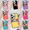 Pop Art Anime Girl Aesthetic Phone Case For iPhone 17 Air 15 16e 14 13 Pro Max Coque 12 11 Pro Max PLUS Cover