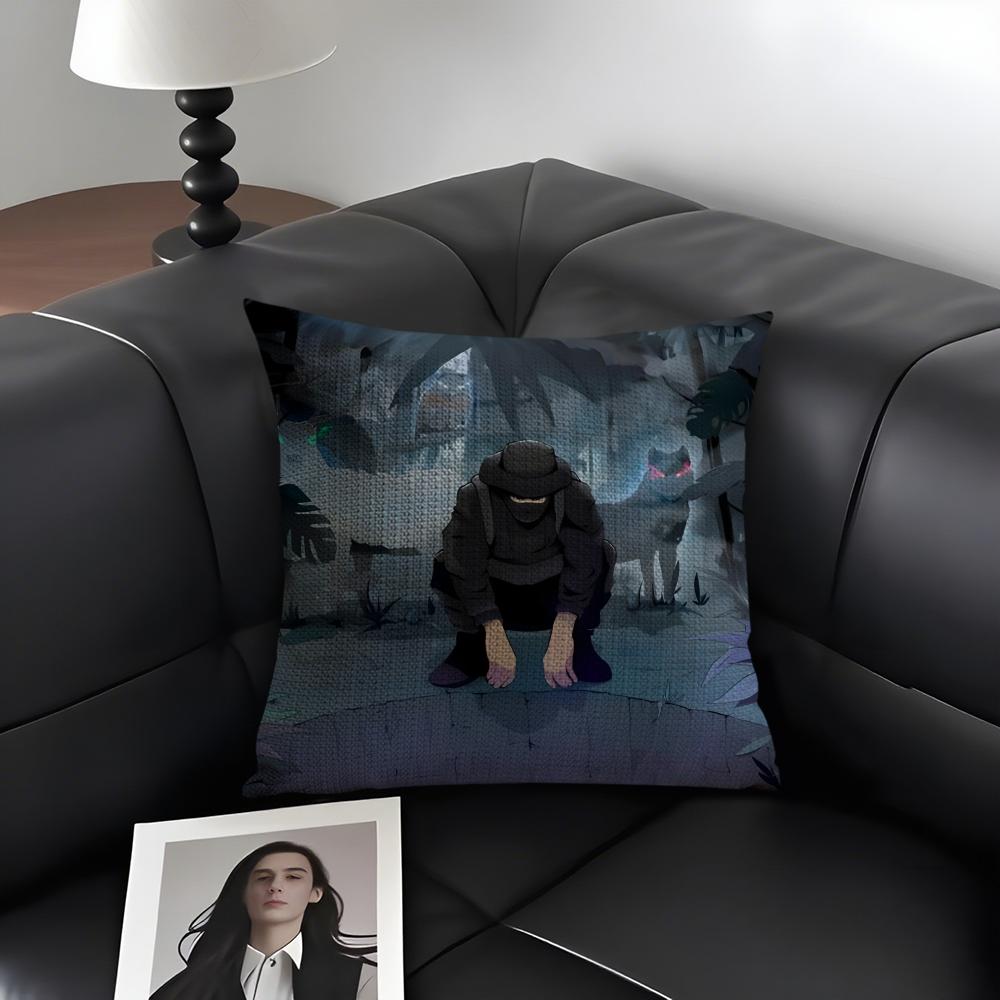 Design BBeny JJr Rapper Cushion Cover Natural Linen Organic Fabric DoubleSided Printing Sofa Home Decor Gift Pillow Case