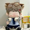 Blue Doll Clothes 20cm Changing Dress Game Miniature School Uniform Playing House Cosplay Shirt Necktie Pants Set