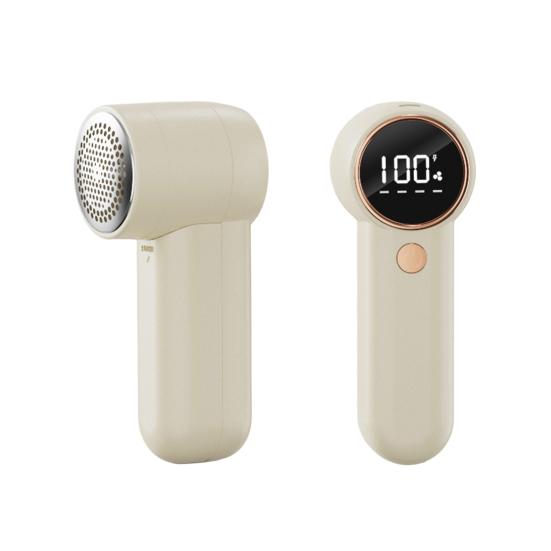 Electric Fabric Shaver Lint Remover Rechargeable Defuzzer with 3-Speed Pill Removal LED Display USB Charging Cable Lint Cutter