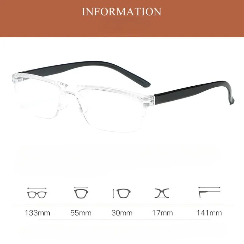 Retro Square Reading Glasses Presbyopic Eyewear Portable Ultralight Presbyopia Eyeglasses Unisex Eyes Glasses with +1.0 To +4.0