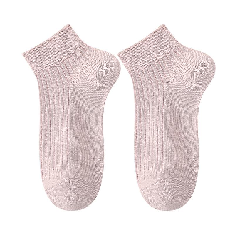 Female Spring and Summer Thin Cotton Sweat Absorbing Deodorizing Non Slip Breathable Socks