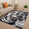 Classic Tiger Lion Beast Art Cartoon Living Room Non-Slip Area Rug Carpet For Bedroom Playroom Sofa,Home Decor Doormat Gift