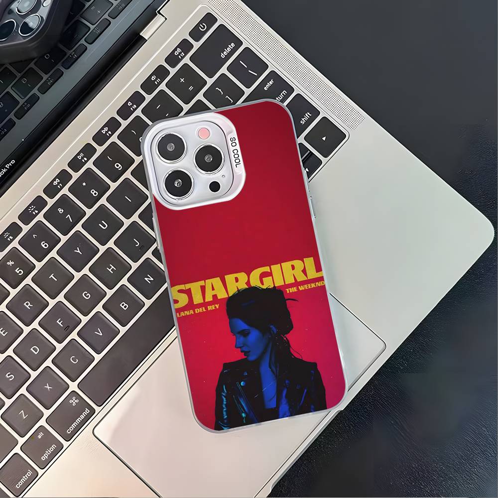 Singer L-Lana Del Rey Phone Case For iPhone 16,15,14,13,12,11,Pro,XS,Max,Plus,Mini,SE4,E White Matte Shockproof Cover