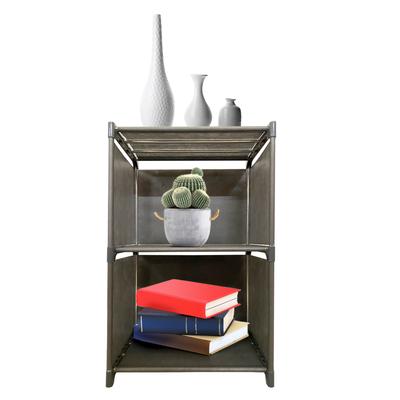 Organization Shelf 3 Floors PVC & Fabric Home 62x41x29 Cm