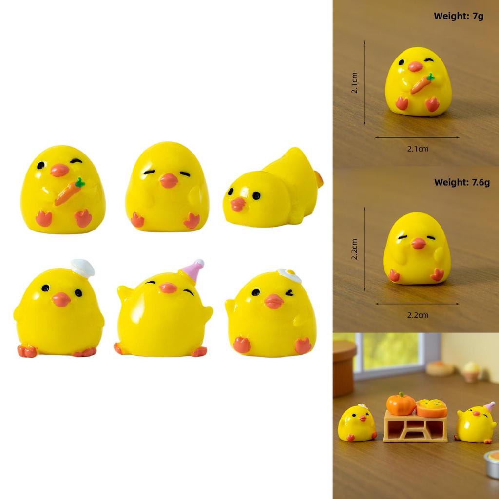 Resin Craft Duck Figurine Creative Desk Ornament With Unique Design For Living Room Decor