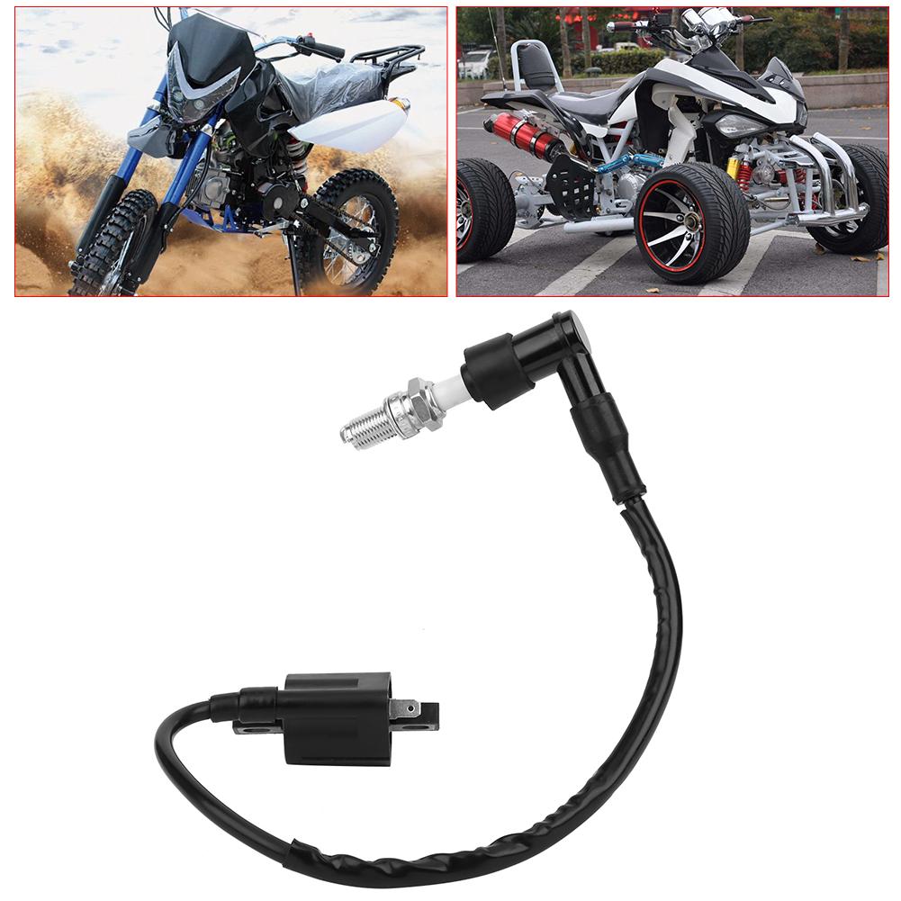 Ignition Coil D8EA Spark Plug Kit for 150cc 200 250cc PIT Quad Dirt Bike ATV Buggy