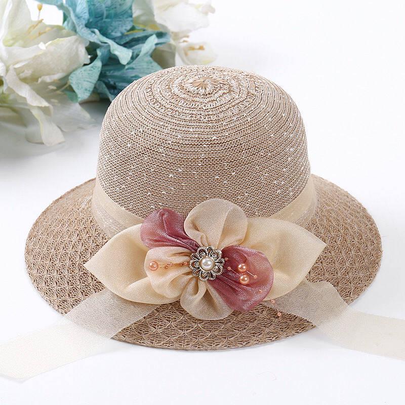 Hat Brim Womens Straw Wide Summer 2024 Sun Protection Beach Hat