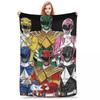 Mighty Morphin Power Ranger Deka Flanelová Přehozová Deka Pohovková Přehozová Deka Na Gauč Ložní Prádlo Kancelářské Přehozy Přehoz Prošívaná Deka